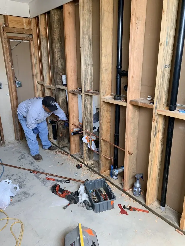 Commercial rough-in plumbing for Gas Line Repair in Yesler Terrace